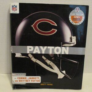 NFL Chicago Bears Book Walter Payton Medium Blue Orange 2005 Football Book